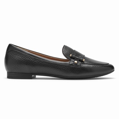 Rockport Total Motion Tavia Belt Mokassins Damen Schwarz IUX-069174